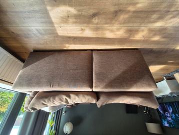 Ruime hoekbank bruin – 288x190 cm – zitdiepte 80 cm
 beschikbaar voor biedingen