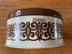 Vintage Brabantia koektrommel bruin creme, Verzamelen, Retro, Ophalen of Verzenden, Huis en Inrichting