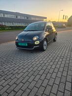 Fiat 500 Twinair Turbo PANO 80pk 2017 Zwart, Auto's, Voorwielaandrijving, Stof, Origineel Nederlands, Overige kleuren