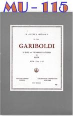 MU-115 Fluit bladmuziek Gariboldi 30, Ophalen of Verzenden, Gebruikt, Les of Cursus, Klassiek
