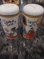Leuke Keukenset: blond Amsterdam klok theeset pot peper zout, Ophalen, Zo goed als nieuw