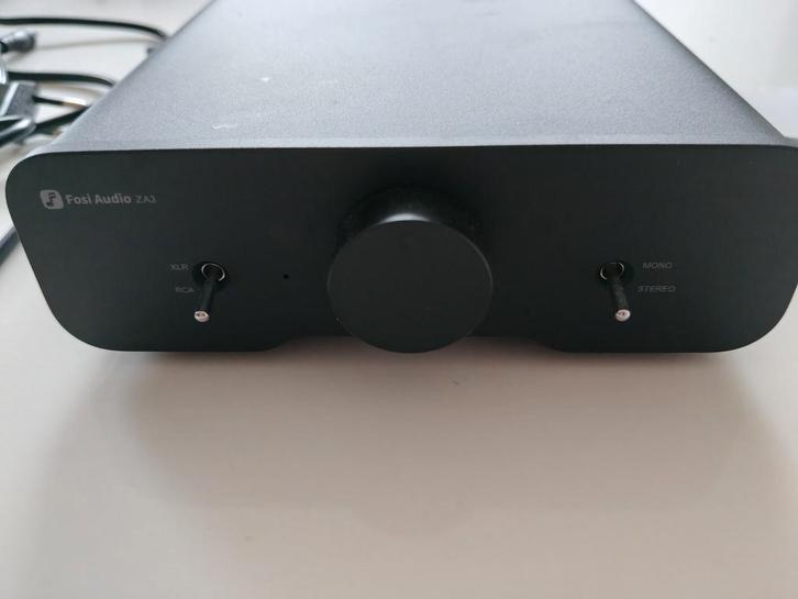 Fosi ZA3 Stereo versterker (RCA + XLR), Audio, Tv en Foto, Versterkers en Receivers, Zo goed als nieuw, Stereo, 120 watt of meer