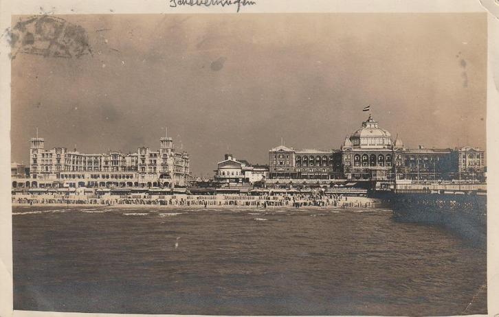 00399 Scheveningen - Kurhaus - gel. 1929, Verzamelen, Ansichtkaarten | Nederland, Gelopen, Zuid-Holland, 1920 tot 1940, Verzenden