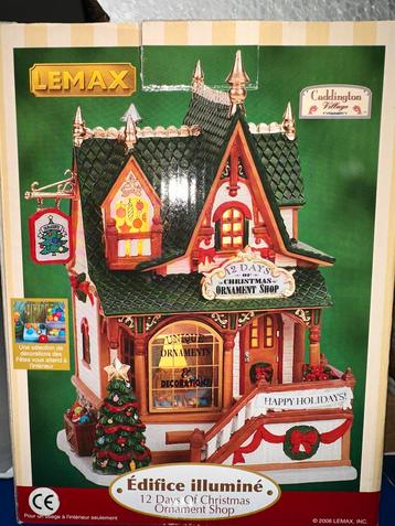 Lemax Caddington Village 12 Days Ornament Shop Retired! beschikbaar voor biedingen