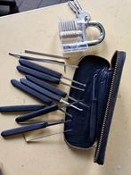 Lock pick set, sloten openen,  met oefen hangslot,nieuwstaat, Ophalen of Verzenden
