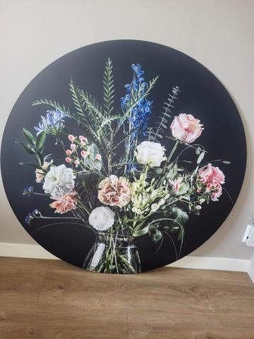 HIP Muurcirkel Bloemen - 120cm Eyecatcher! beschikbaar voor biedingen