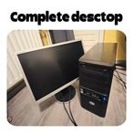 Complete desktop, Gebruikt, Met monitor, 8 GB, Ophalen of Verzenden