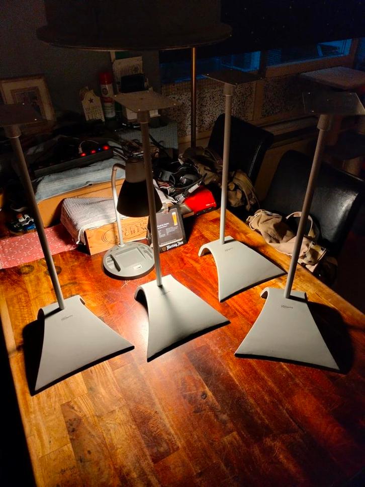 Vogel's / Vogels luidspreker speaker standaard aluminium 4x, Audio, Tv en Foto, Luidsprekers, Gebruikt, Overige typen, Overige merken