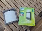 Philips buitenlampen, led met sensor, 2 stuks, Ophalen of Verzenden, Zo goed als nieuw, Kunststof, Minder dan 50 watt