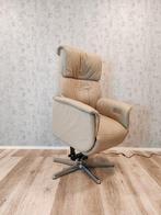 Prominent Göteborg leren sta op stoel relax fauteuil op accu, Prominent, Ophalen of Verzenden, Zo goed als nieuw, Metaal