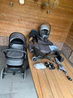 Joolz Day+ & Cybex Autostoel + Base, Gebruikt, Verstelbare duwstang, Ophalen, Kinderwagen