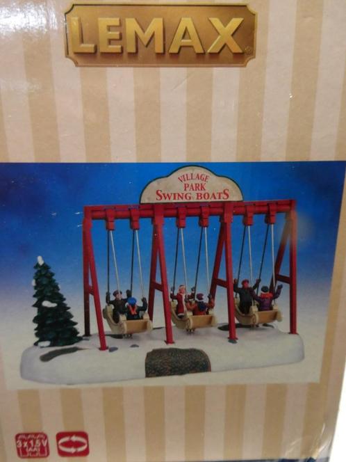 lemax Swing Boats schommel kerstdorp accessoire kersthuisjes, Diversen, Kerst, Zo goed als nieuw, Ophalen of Verzenden