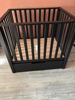 Baby box mees met lade zwart minimale prijs 150, Kinderen en Baby's, Boxen, Ophalen, Zo goed als nieuw, Lade