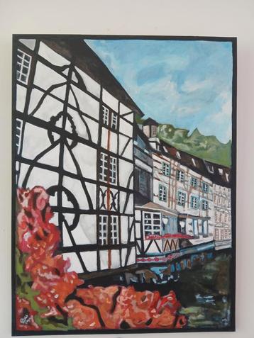schilderij Duitsland acryl op canvas,Daymel Céspedes beschikbaar voor biedingen