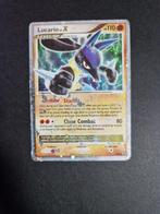 Lucario lv.X DP12 promotie kaart pokemon, Ophalen of Verzenden, Gebruikt, Losse kaart, Foil
