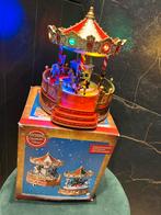Carrousel draaimolen licht geluid kerst op batterij circus, Diversen, Ophalen of Verzenden