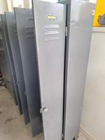 Metalen Lockers - 3 stuks - Gebruikt, Huis en Inrichting, Kasten | Lockerkasten, Ophalen, Gebruikt, Industrieel