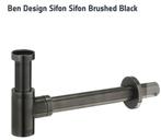 Sifon - Gunmetal *nieuw in de doos, Doe-het-zelf en Verbouw, Sanitair, Ophalen of Verzenden, Nieuw, Rvs, Wastafel