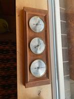 Weerstation met barometer, temperatuur en atmosferische druk, Ophalen, Gebruikt