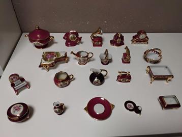 20 x Franse limoges porselein  beschikbaar voor biedingen