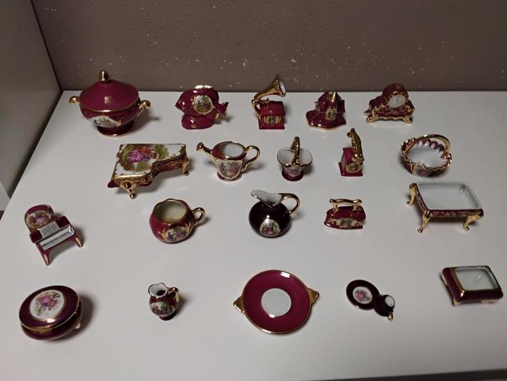 20 x Franse limoges porselein, Antiek en Kunst, Antiek | Porselein, Ophalen