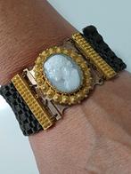 Antiek 19 eeuw camee armband, Ophalen of Verzenden, Overige materialen, Armband, Verguld