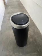Brabantia Touch Bin 30 liter, Huis en Inrichting, Woonaccessoires | Prullenbakken, Ophalen, Gebruikt, 50 tot 75 cm, Rvs