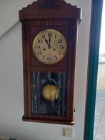 Antieke houten wandklok, Ophalen of Verzenden