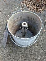 zinken wasbak en toebehoren, Antiek en Kunst, Curiosa en Brocante, Ophalen