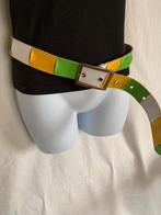 Aparte geel groene riem., Kleding | Dames, Riemen en Ceinturen, Minder dan 3 cm, Overige kleuren, 100 cm of meer, .