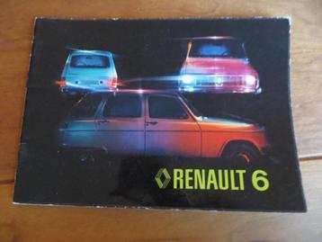 Instructieboek Renault 6, 6 L 1977, zeer mooi! beschikbaar voor biedingen
