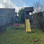 Jungle gym speeltoestel met nestschommel, glijbaan, Ophalen, Gebruikt, Schommel