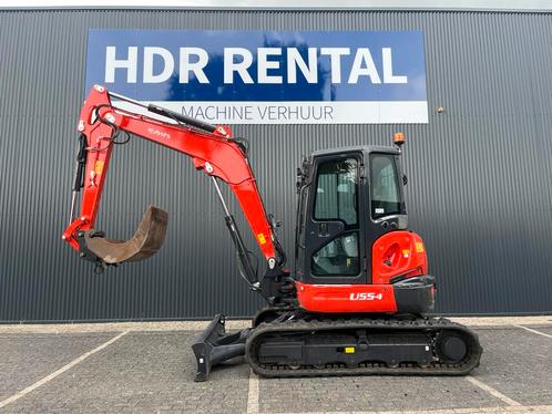 Kubota U55-4 Minigraver Bouwjaar 2020 – 1400 uur, Zakelijke goederen, Machines en Bouw | Kranen en Graafmachines, Graafmachine