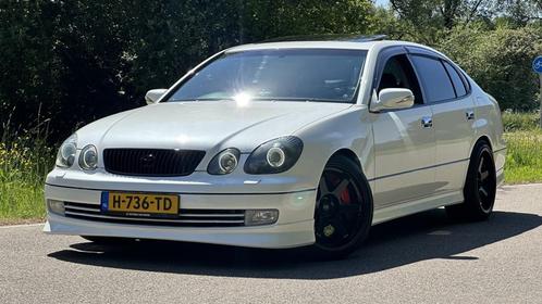 Toyota ARISTO V300 - 2JZ GTE - Turbo, Auto's, Toyota, Bedrijf, Benzine, Euro 3, Sedan, Automaat, Geïmporteerd, Wit, Zwart, Leder