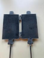 Wafelijzer van gietijzer met houder, Ophalen of Verzenden