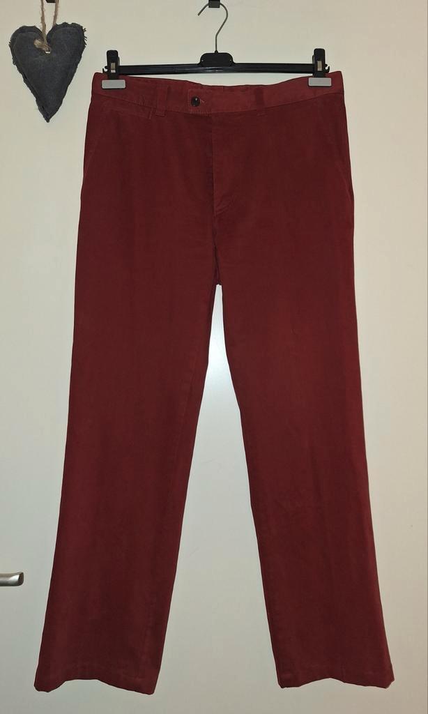 Brax - herenpantalon - maat 50, Kleding | Heren, Broeken en Pantalons, Zo goed als nieuw, Maat 48/50 (M), Rood, Verzenden