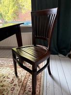 4 Massief Houten Stoelen - Klassiek/Vintage, Minder dan 50 cm, Gebruikt, Teakhout, Ophalen of Verzenden