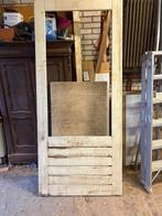 Hard houten stapeldorpeldeur, Doe-het-zelf en Verbouw, Deuren en Horren, Ophalen, Zo goed als nieuw, Buitendeur, 200 tot 215 cm