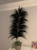 Pluim veren / kietelaar van Loods 5 oranje en zwart, Ophalen, Zo goed als nieuw