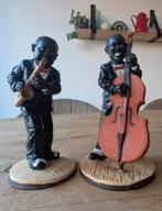 2 beelden Amerikaanse Jazz orkest, Ophalen of Verzenden, Zo goed als nieuw, Mens