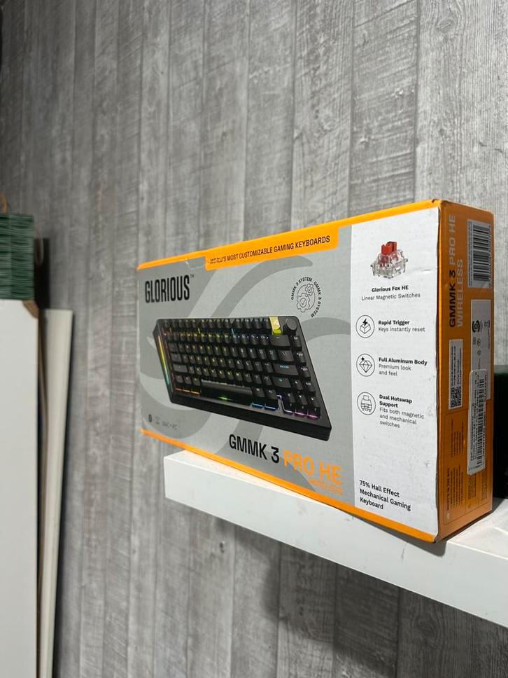 Glorious Gaming GMMK 3 PRO HE 75% Prebuilt, Computers en Software, Toetsenborden, Qwerty, Gaming toetsenbord, Ophalen of Verzenden