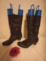 Zwarte leren laarzen maat 5 1/2 GABOR NIEUW, Kleding | Dames, Schoenen, Ophalen of Verzenden, Zo goed als nieuw, Zwart, Hoge laarzen