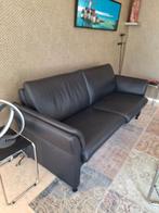 Zwarte leren bank Merk: - 2 zits. Merk: PROMINENT, Huis en Inrichting, Banken | Bankstellen, Ophalen, Minder dan 75 cm, 150 tot 200 cm