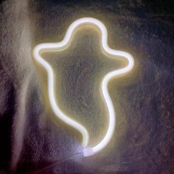 Neon verlichting LED ´Spookje´ USB of Batterijen (incl) beschikbaar voor biedingen