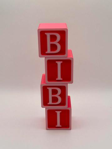 Letterblokken, kraamcadeau, 3D geprint beschikbaar voor biedingen