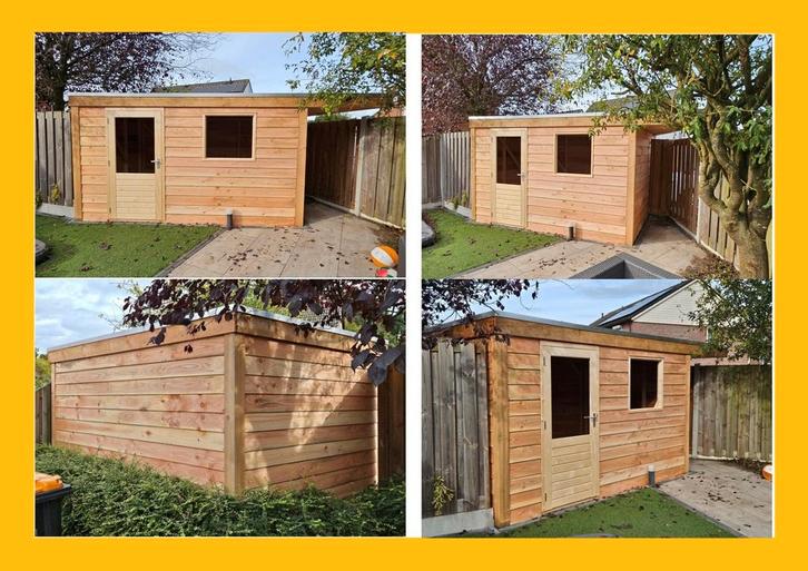 Tuinhuis, overkappingen, carporte timmerbedrijf Menflex, Tuin en Terras, Tuinhekken en Hekwerk, Nieuw, Ophalen of Verzenden