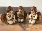 Drie handgeschilderde engeltjes - Putti’s, Diversen, Ophalen of Verzenden, Zo goed als nieuw