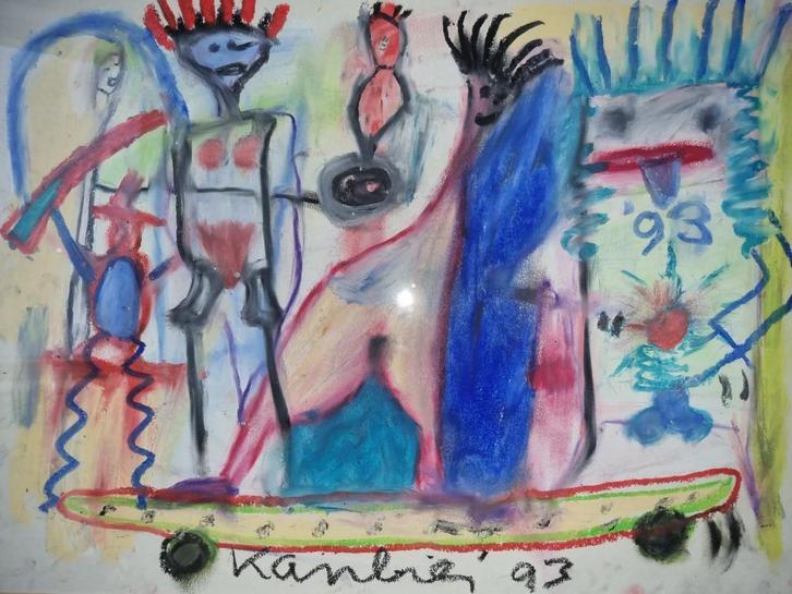 Origineel Jacob Kanbier  Gesigneerd, Antiek en Kunst, Kunst | Schilderijen | Klassiek, Ophalen