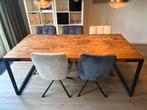 Mooie robuuste eetkamertafel (Eijerkamp), Huis en Inrichting, Ophalen, 100 tot 150 cm, 200 cm of meer, Zo goed als nieuw