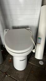 Sanibroyeur Sanicompact C43 inbouw in staande pot eco wit, Steen, Toilet, Ophalen of Verzenden, Zo goed als nieuw